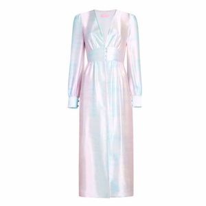 Hill House- The Tati Tie Dye Silk Duster, XS